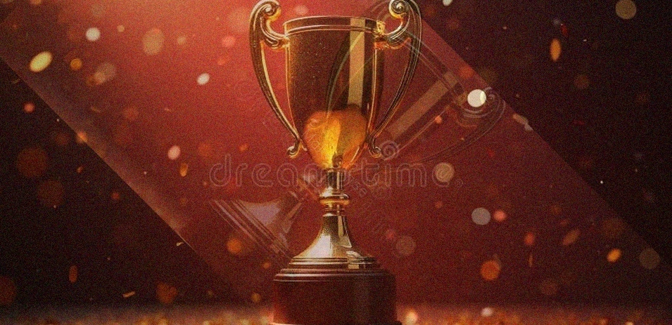 playful success trophy award